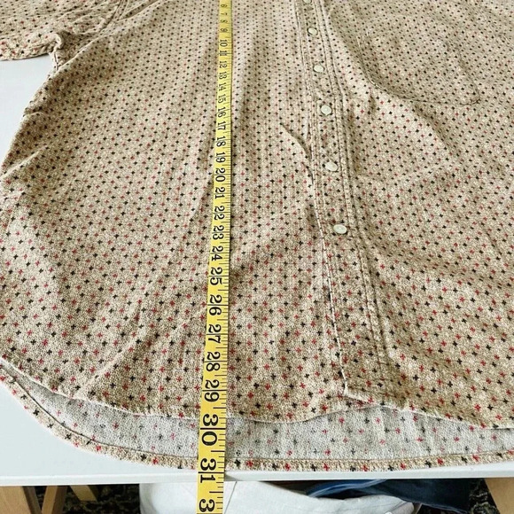 Cambridge Classics Shirt L Short Sleeves Linen Cotton Vintage Look Button Up - Picture 10 of 11